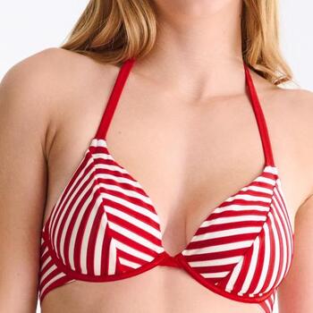 Maillots de bain Lisca Bondi Beach Rouge/Blanc Soutien-Gorge Bikini Corbeille