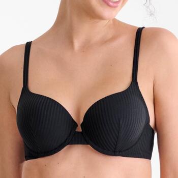 Maillots de bain Lisca Florida Noir Haut de Bikini Préformé