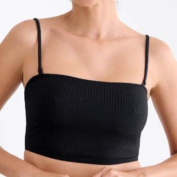Maillots de bain Lisca Florida Noir Soutien-Gorge Bikini Corbeille