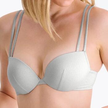 Maillots de bain Lisca Blue Lagoon Argent Bikinitop Push Up