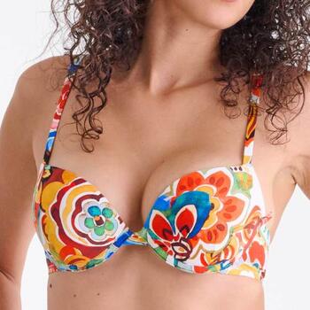 Maillots de bain Lisca Mexico Rose/Print Bikinitop Push Up