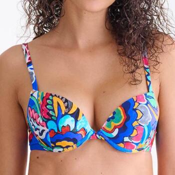 Maillots de bain Lisca Mexico Bleu/Print Bikinitop Push Up
