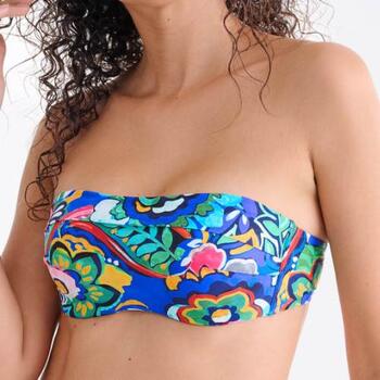 Maillots de bain Lisca Mexico Bleu/Print Haut de Bikini Préformé