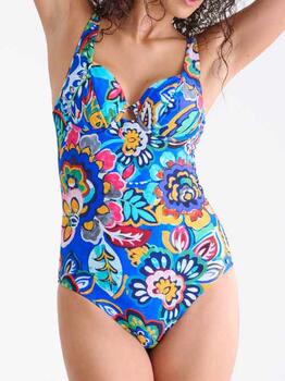 Maillots de bain Lisca Mexico Bleu/Print Maillot de Bain