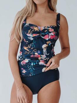 Bomain Ravenna Bleu Marine Tankini Set