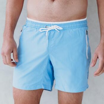 Bomain Basic Bleu Maillot de Bain pour Homme