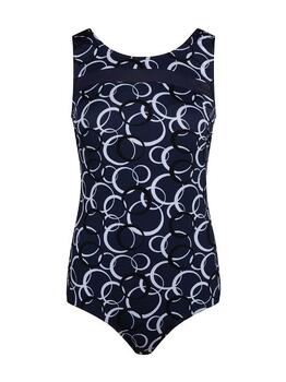 Mila Circles Bleu Marine Maillot de Bain