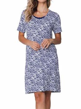 Pastunette Dames Bleu Marine Chemise de Nuit