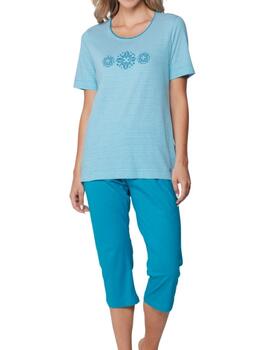 Pastunette Dames Turquoise Pyjama