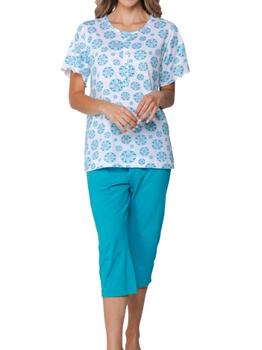 Pastunette Dames Turquoise Pyjama