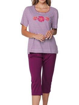 Pastunette Dames Rouge Foncé Pyjama