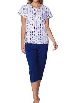 Pastunette Dames Bleu Marine Pyjama