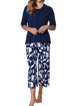 Pastunette Dames Bleu Marine Pyjama