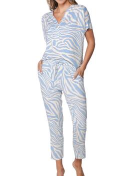 Pastunette Dames Bleu Pyjama
