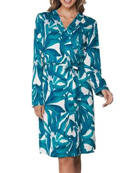 Pastunette Dames Turquoise Peignoir