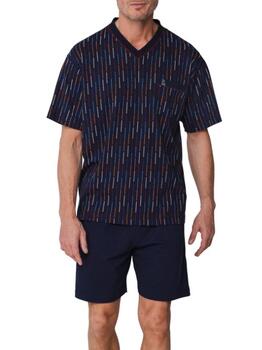 Robson Heren Bleu Marine Shortama