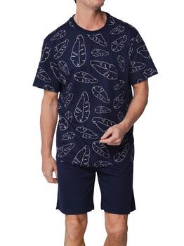 Pastunette Heren Bleu Marine Shortama