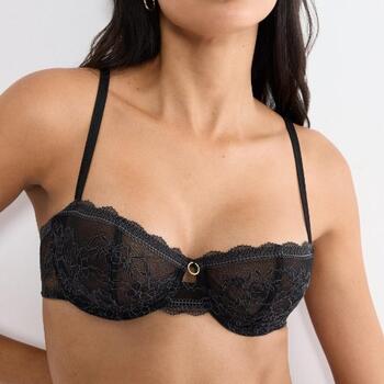 Triomphe Comfort Allure Noir Soutien-gorge sans forme