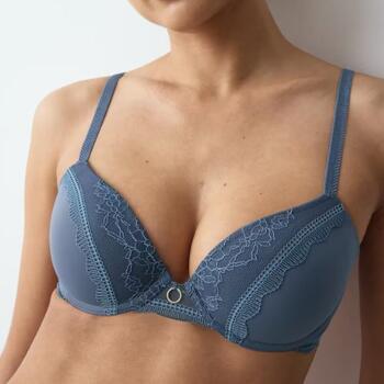 Triomphe Comfort Allure Bleu Soutien-Gorge Rembourré