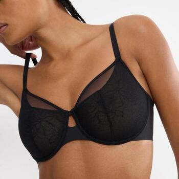 Triomphe Comfort Contour Noir Soutien-gorge sans forme