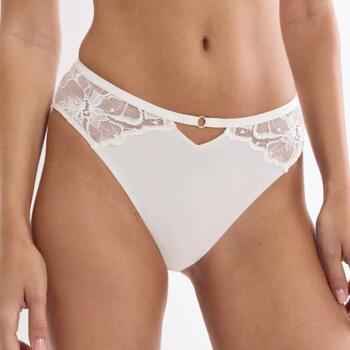 Triomphe Gardenia Florale Blanc Cassé Slip