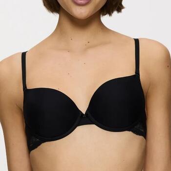 Triomphe Lovely Micro Noir Soutien-Gorge Rembourré