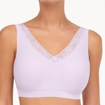 Chantelle SoftStretch Lavande Soutien-Gorge sans Armatures en Dentelle