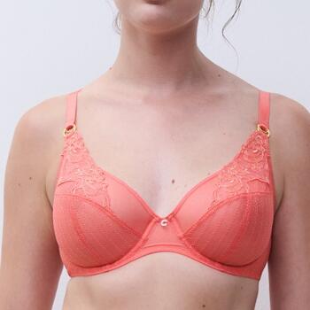 Chantelle Cabaret Sauvage Corail Soutien-gorge sans forme