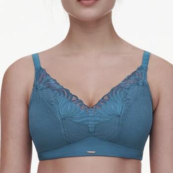 Chantelle Legend Jeans Bleu Soutien-Gorge sans Armatures en Dentelle