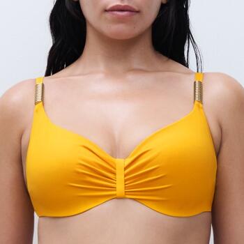 Chantelle Maillots de Bain Icon Jaune Soutien-Gorge Bikini Corbeille