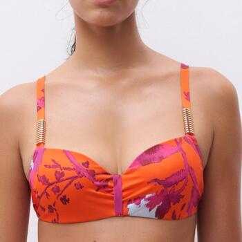 Chantelle Maillots de Bain Icon Orange Haut de Bikini Préformé