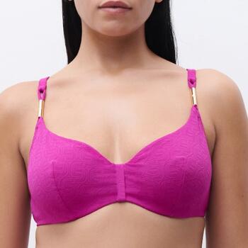 Chantelle Maillots de Bain Hera Fuchsia Soutien-Gorge Bikini Corbeille