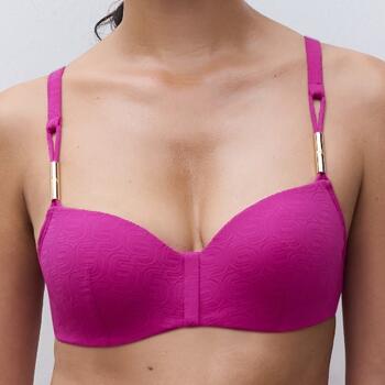 Chantelle Maillots de Bain Hera Fuchsia Haut de Bikini Préformé