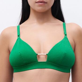 Chantelle Maillots de Bain Hera Vert Haut de Bikini Préformé