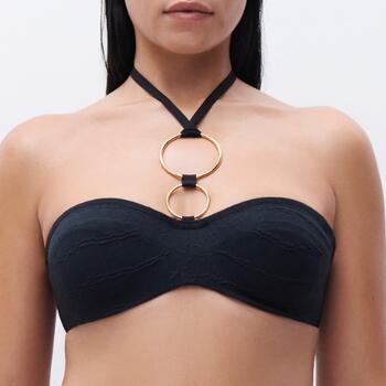 Chantelle Maillots de Bain Eclipse Noir Soutien-Gorge Bikini Corbeille