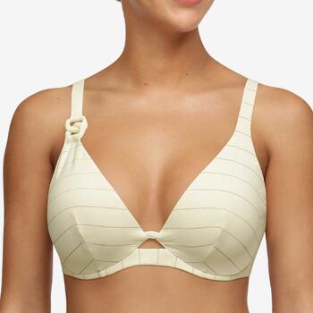 Chantelle Maillots de Bain Black Sun Blanc Soutien-gorge sans forme