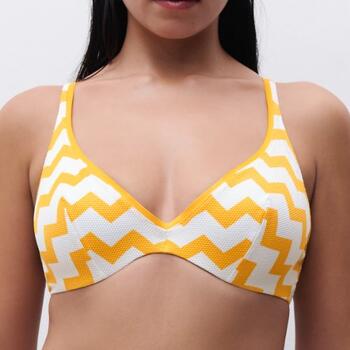 Chantelle Maillots de Bain Totem Jaune Soutien-Gorge Bikini Corbeille