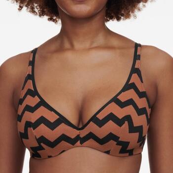 Chantelle Maillots de Bain Totem Marron Soutien-Gorge Bikini Corbeille