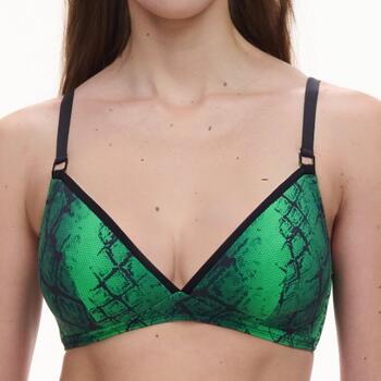Chantelle Maillots de Bain Totem Vert Soutien-Gorge Bikini Corbeille