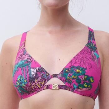 Chantelle Maillots de Bain Sauvage Rose Soutien-Gorge Bikini Corbeille