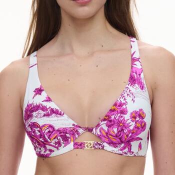 Chantelle Maillots de Bain Sauvage Blanc Soutien-Gorge Bikini Corbeille