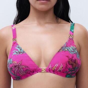Chantelle Maillots de Bain Sauvage Rose Soutien-Gorge Bikini Corbeille