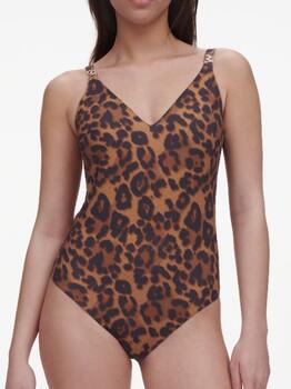 Chantelle Maillots de Bain Sauvage Marron Maillot de Bain