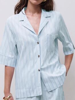 Chantelle Nachtmode Myth Bleu Chemise de nuit