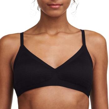 Chantelle SoftStretch Noir Soutien-Gorge sans Armatures en Dentelle