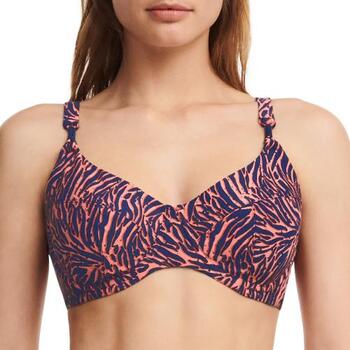 Femilet Badmode Tidra Bleu Marine/Rose Soutien-Gorge Bikini Corbeille