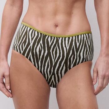 Femilet Badmode Sifnos Vert/Blanc Slip de Bikini