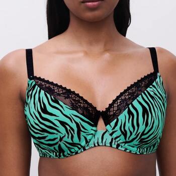 Chantelle Pulse Vert/Print Soutien-Gorge Rembourré