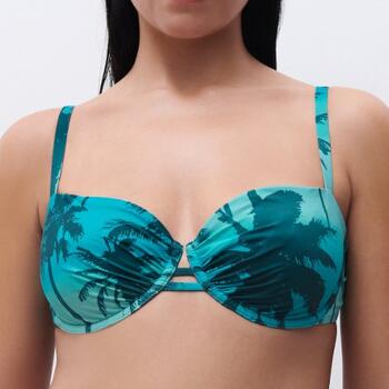Chantelle Maillots de Bain Easy Pop Bleu Haut de Bikini Préformé