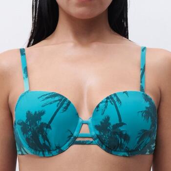 Chantelle Maillots de Bain Easy Pop Bleu Haut de Bikini Préformé